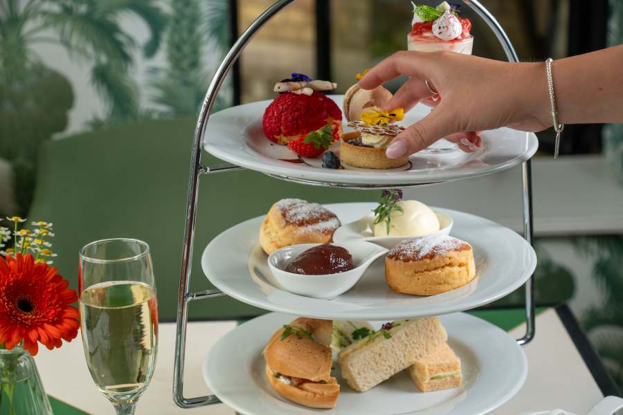 Cream tea at Foxhills