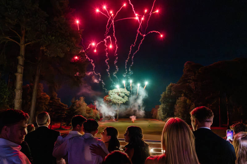 Clubhouse fireworks