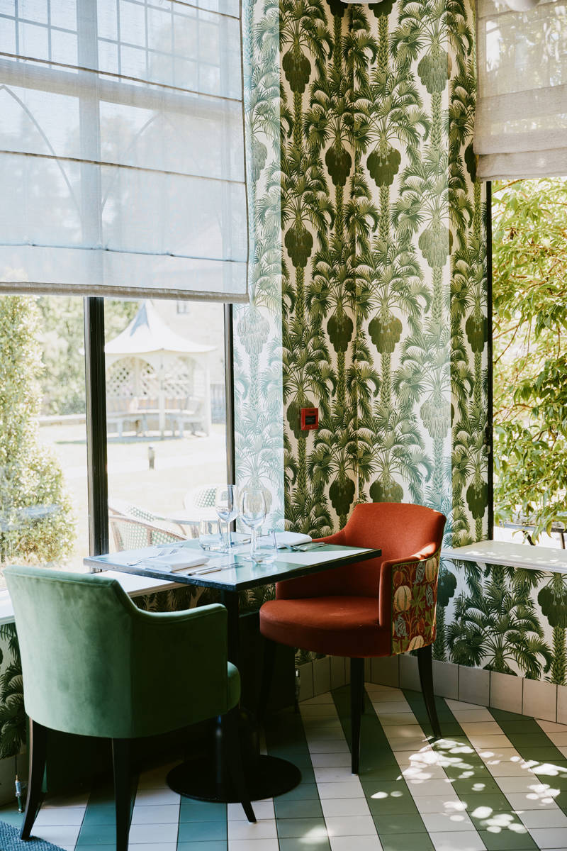 Restaurant table for two