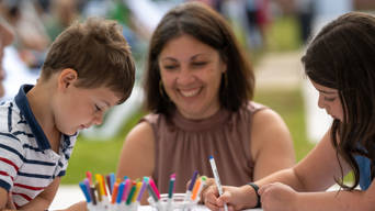 Children colouring