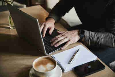 Man on laptop