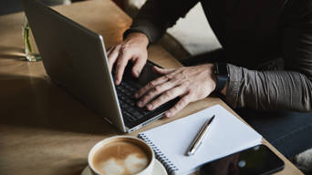 Man on laptop
