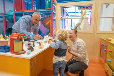 Child in kitchen