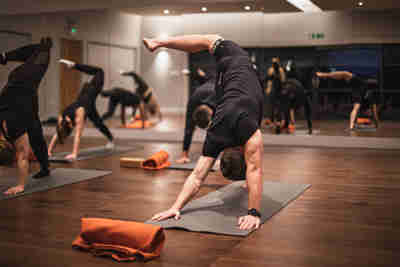 Man Doing Yoga