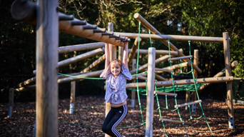 Girl on playground