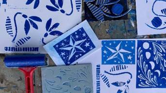 Print Paint Collage