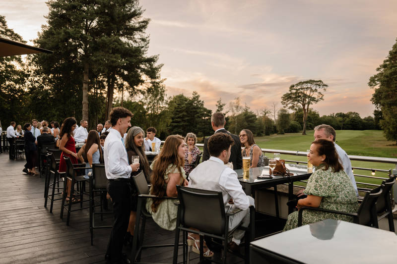 Clubhouse terrace
