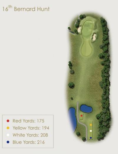 Bernard Hunt Hole 16